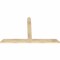 Ekena Millwork Portland Rough Sawn Timber Gable Bracket, Douglas Fir, 60"W x 38"H x 2"D x 4"F, 15/12 Pitch GBW060X38X0204POR00RDF - alternate 4